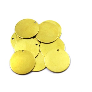 0.80x20 mm Raw Brass Round Disc, Blanks Findings, Round Blanks, Stamping Blanks, Round Charm, Disk Charms, Raw Brass Findings, Round Stamp