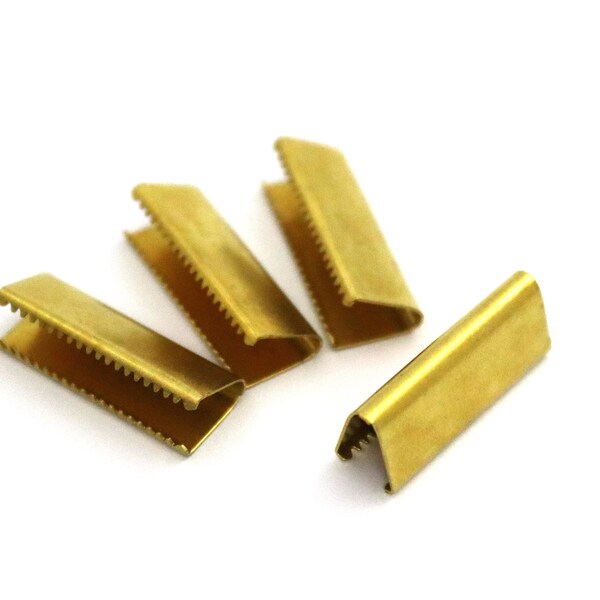 Ribbon End Crimps Etsy