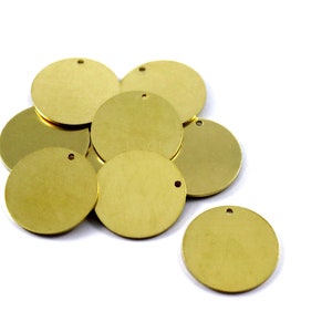 1x23 mm Raw Brass Round Disc, Blanks Findings, Round Blanks, Stamping Blanks, Round Charm, Disk Charms, Raw Brass Findings, Round Stamp