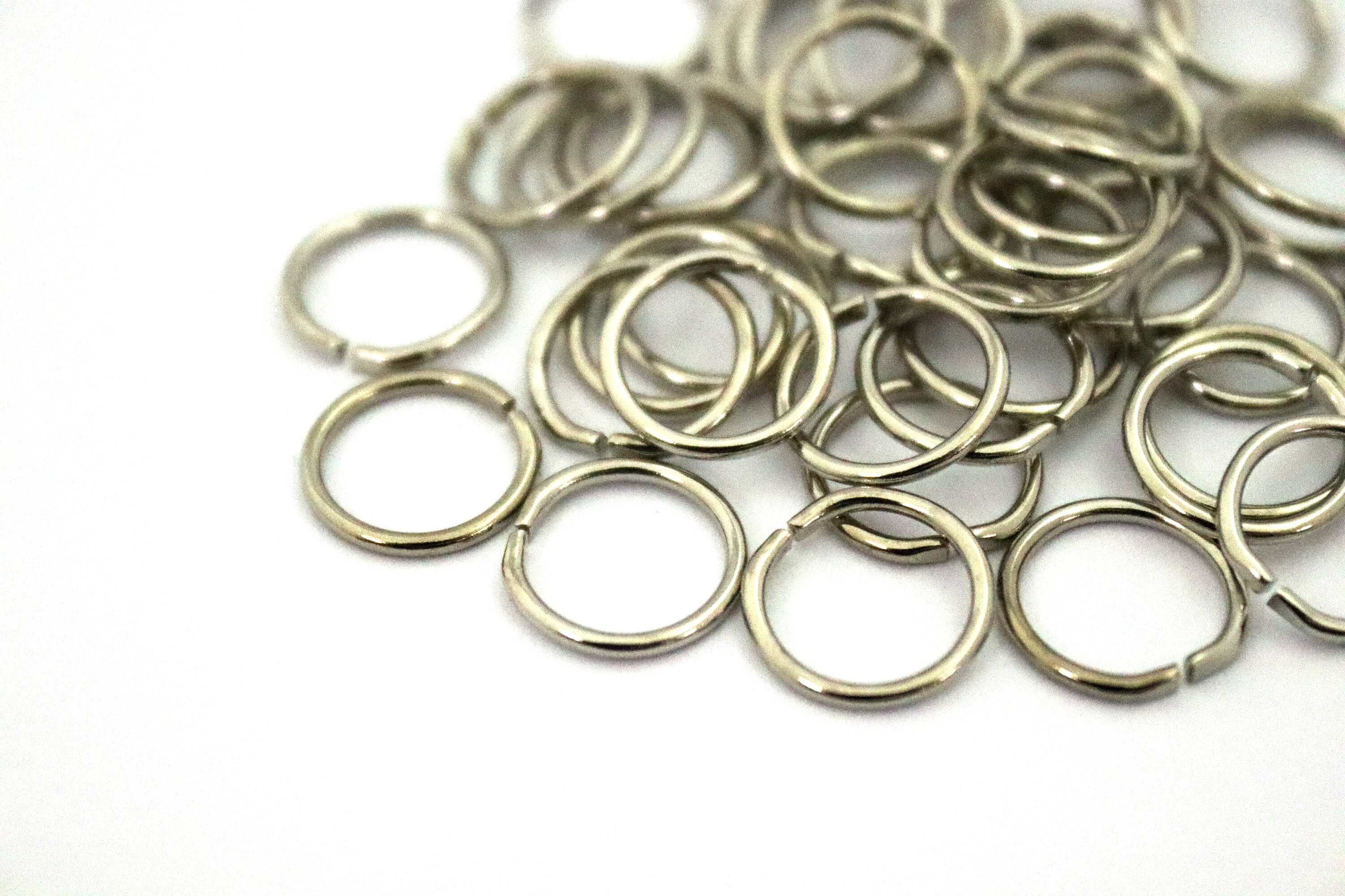 1.20x12 Mm Raw Brass Jump Rings, Jump Ring Connectors, Jump Rings