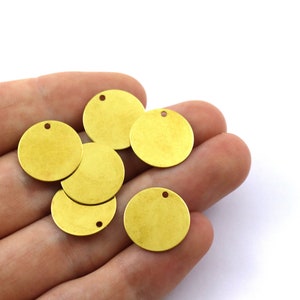 0.50x16 mm Raw Brass Round Disc, Blanks Findings, Round Blanks, Stamping Blanks, Round Charm, Disk Charms, Raw Brass Findings, Round Stamp