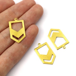 0.80x15x26 mm Raw Brass Arrow Charm, Arrow Shape Findings, Arrow Pendant, Chevron Charm, Arrow Shape Charms