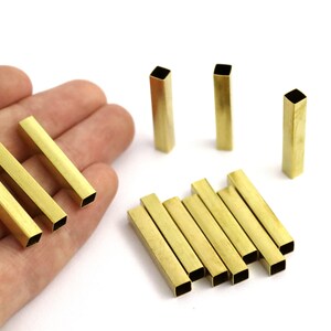 Tube, aprx 10 Antq Brass 5x30mm Tube, aprx 10 Antq Brass 5x30mm