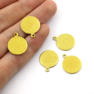 0.80x16 mm Raw Brass Round, Round Blanks, Round Stamp, Round Findings, Stamping Blanks, Round Disc, Raw Brass Finding