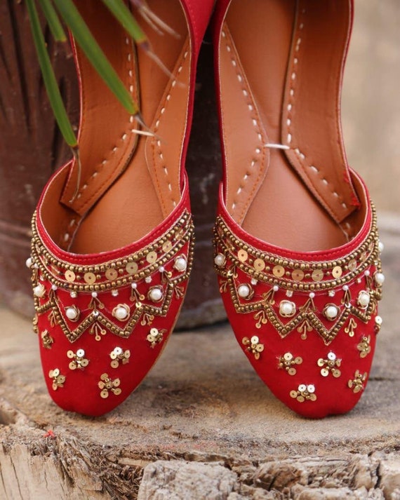 Wedding jutti for ladies Clearance