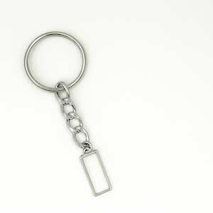 The 1975 Keyring: Sleek Rectangle Design - Music Fan Gift