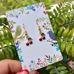 Gold Cherry Earrings: Party & Casual Jewelry