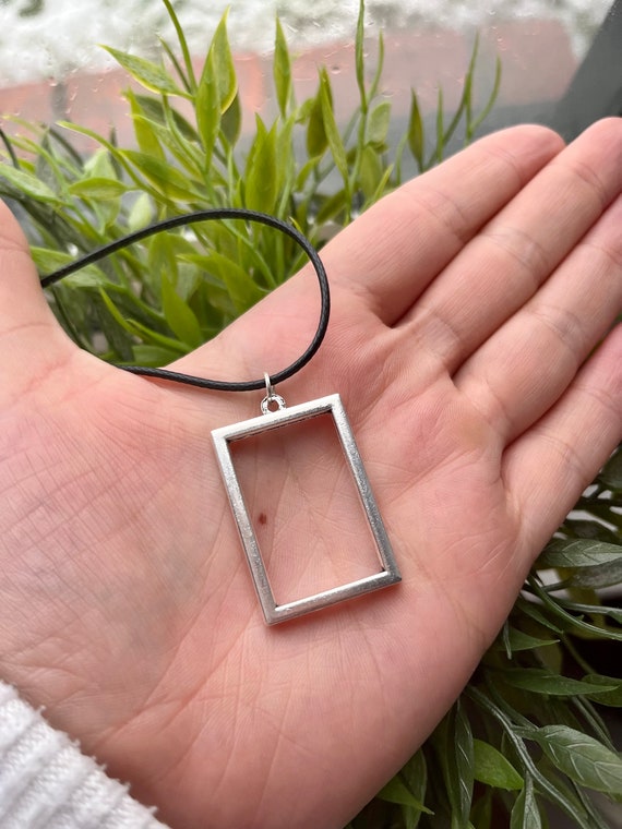 The 1975 rectangle necklace clearance