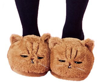 fluffy animal slippers for adults