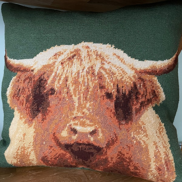 Highland Cow Cross Stitch Kit Etsy UK