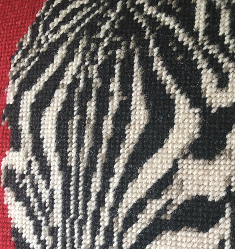 Zebra Needlepoint Chart Etsy