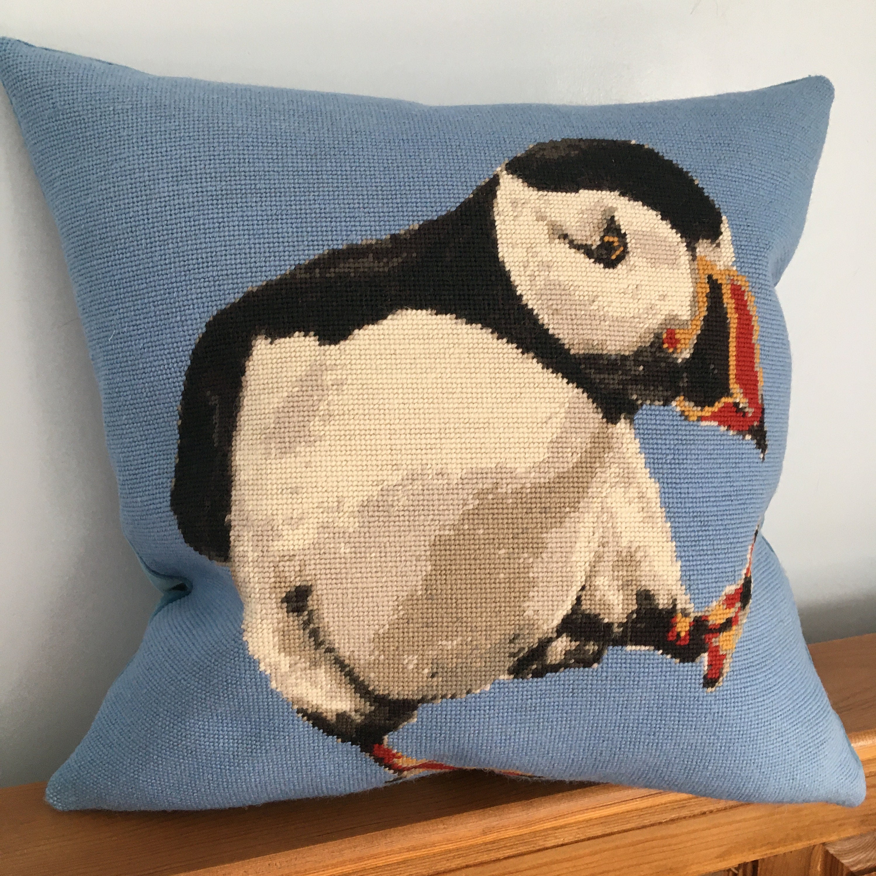 Puffins Mini Needlepoint Kit