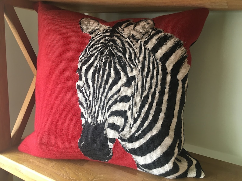 Zebra Needlepoint Chart Etsy