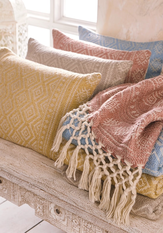 Cozy Outdoor Throw Pet Friendly Handloom Inside Outside Throws 125 X 150cm Blankets for Living Room Bedroom Decoration Housewarming Gift Etsy