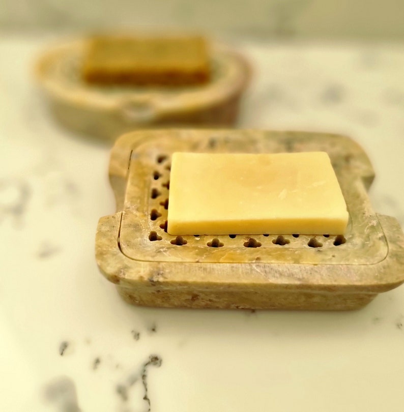 Self Draining Soap Dish Jaali Pattern Stoneware Rectangular or Etsy UK