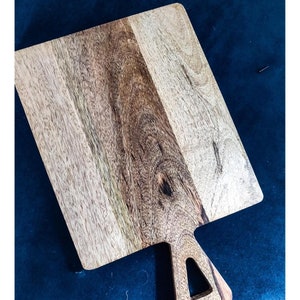 Wooden Serving Platter Handmade Cheese Board Grazing Platter. Large 17in Natural Handmade Platter for Cheese Charcuterie Antipasto Home Gift