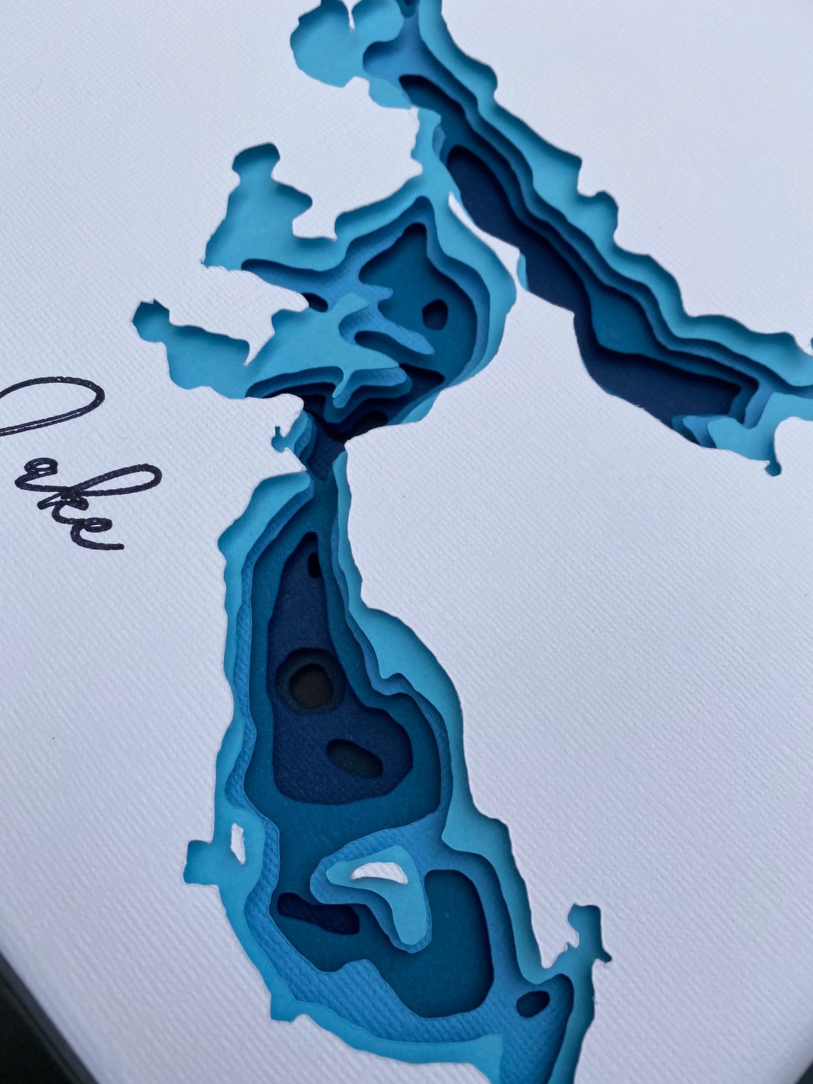 Lobster Lake Minnesota Lake Alexandria MN Bathymetric Etsy