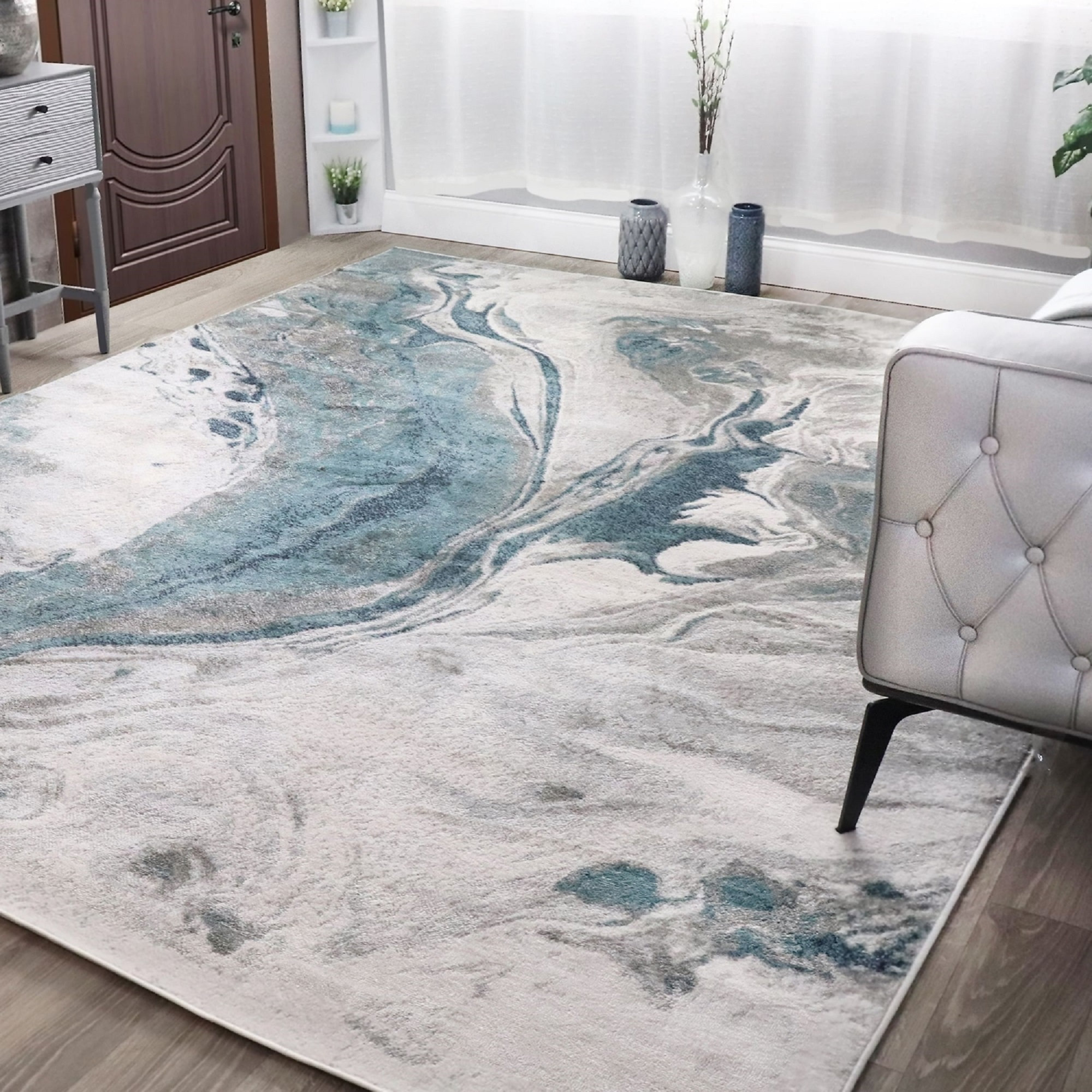The Oeko Tex Certified Morwenna Modern, How To Fit Area Rug In Living Room