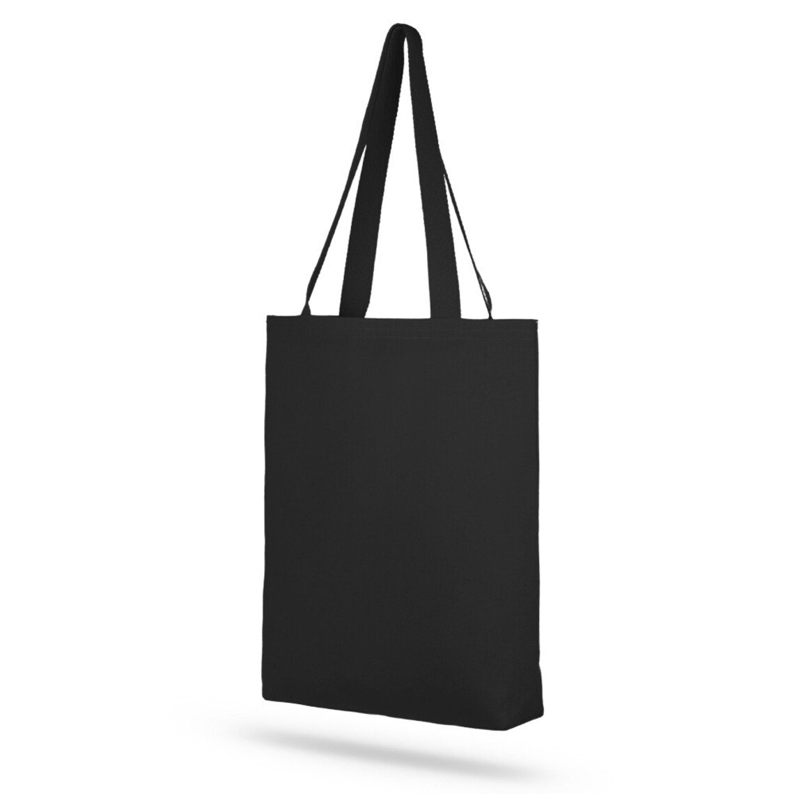 Canvas Black Tote Bag With Handle for Women Cotton Reusable Etsy