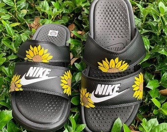 nike sunflower sandals