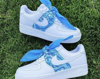 blue bandana nike shoes