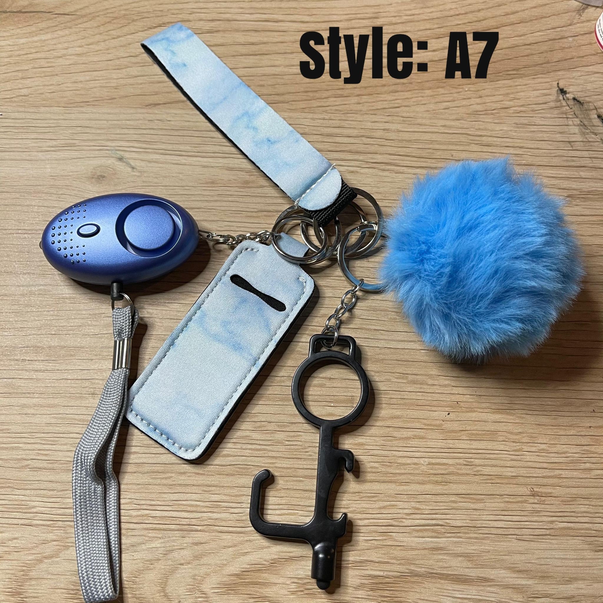 Safety Keychain//Chapstick Etsy