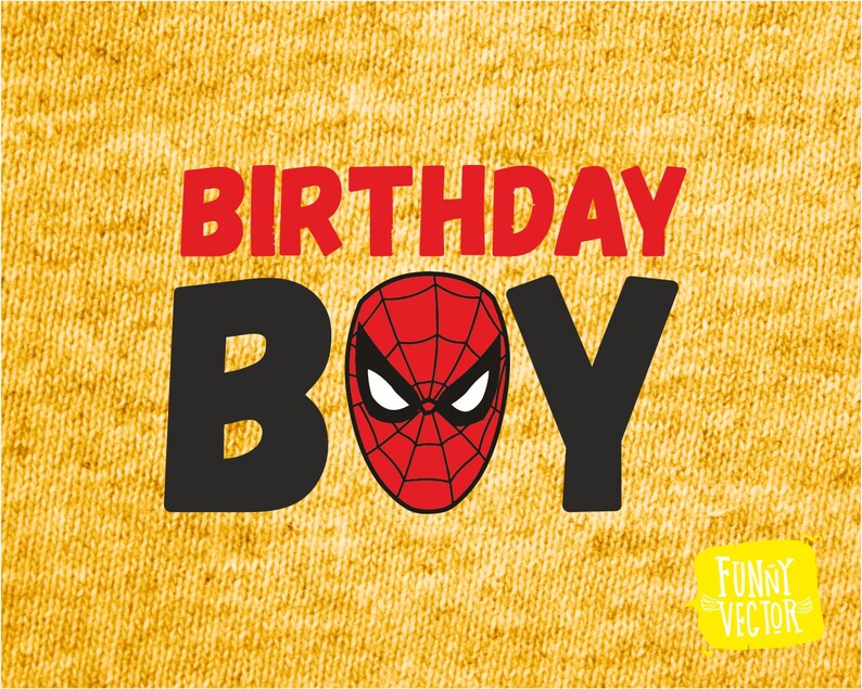 Free Free 185 Spiderman Birthday Svg Free SVG PNG EPS DXF File