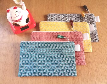 Petite pochette en tissu japonais