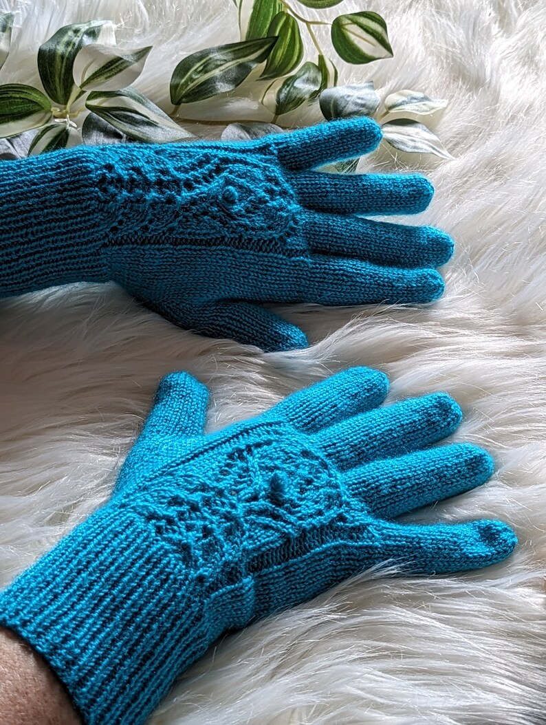 Gants grelot Bleu