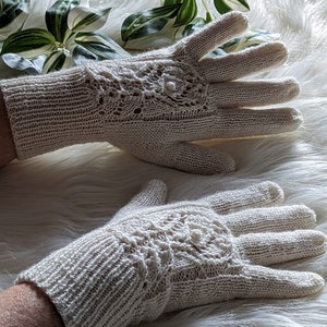 Gants grelot Blanc