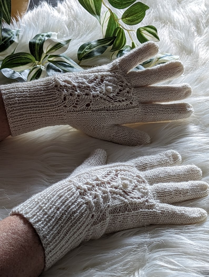 Gants grelot Blanc