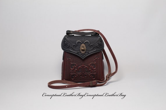 Convertible Leather Backpack Purse Small Crossbody Handbag Adjustable Strap Amazon.com: CLUCI Sling Bag for Women Leather Women main image 3