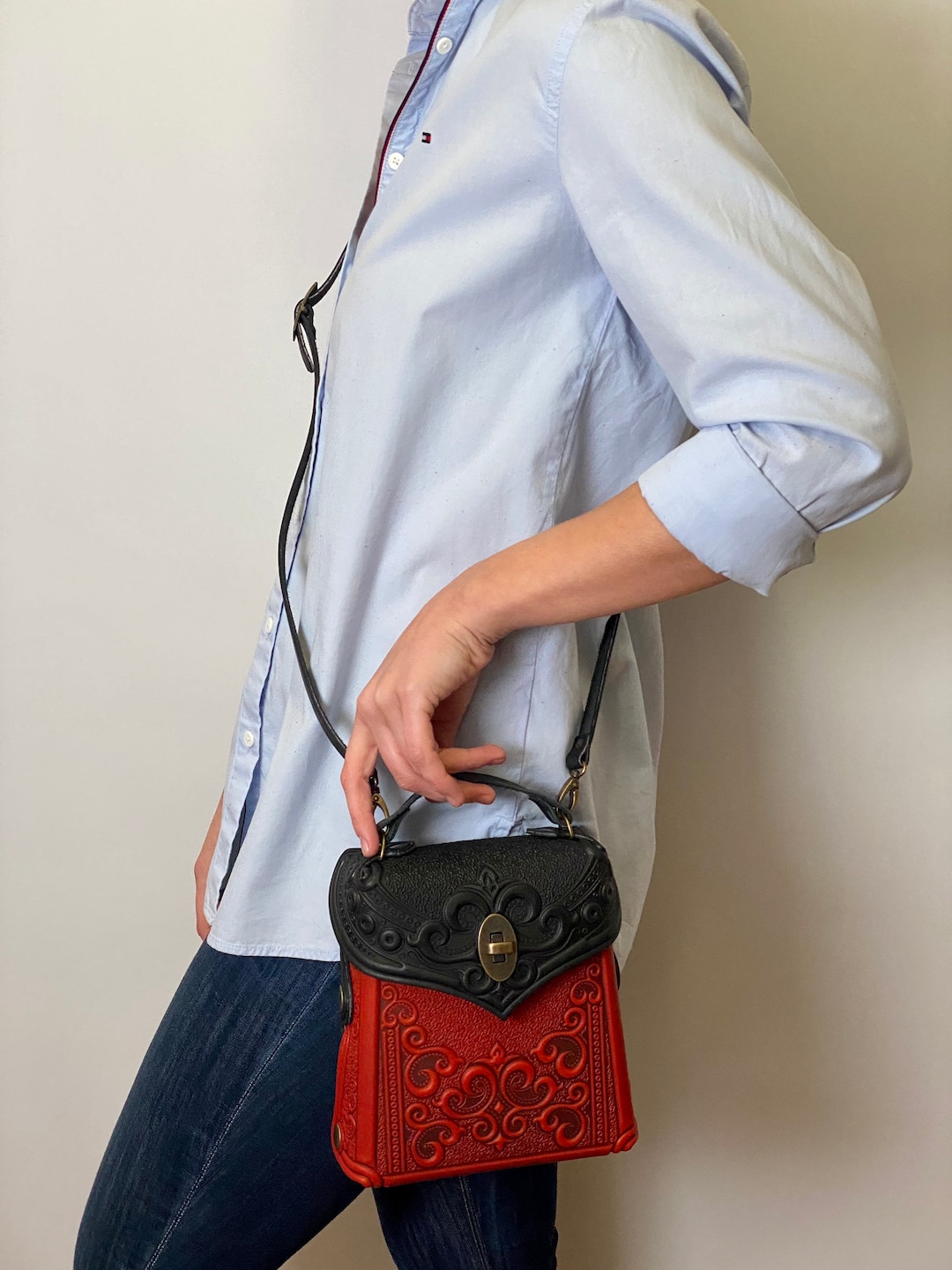 Leather Convertible Backpack Purse, Small Crossbody Bag, Mini Rucksack ...