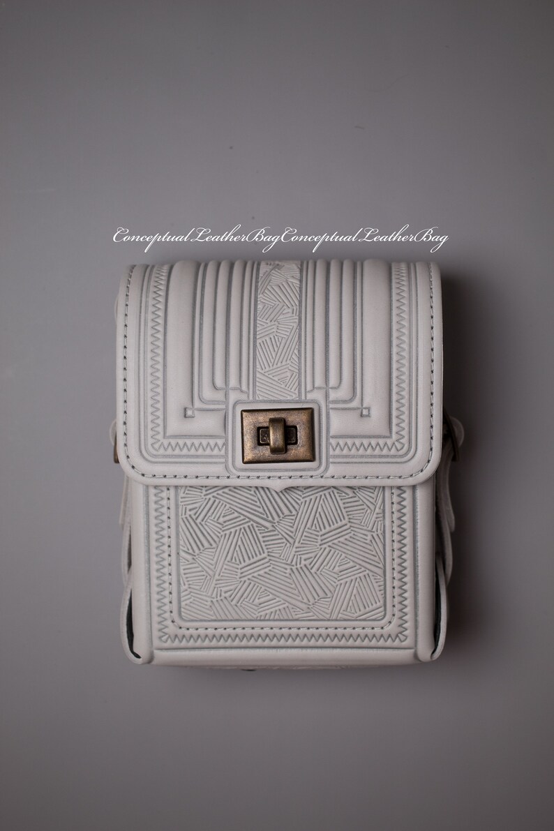Gift for Her Under 20 Christmas Small Cross Body Purse White Leather