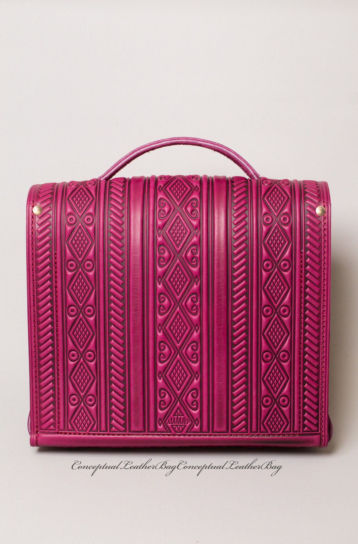 Pink crossbody briefcase Women's leather attaché Shoulder Etsy