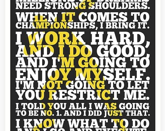 Usain Bolt 2 Jamaican Sprinter World Record Holder Motivation Quote Poster Photo