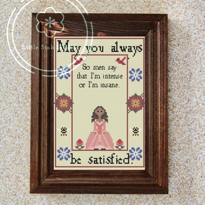 Angelica Historical Cross Stitch PDF, Hamilton, Colonial, Digital Download