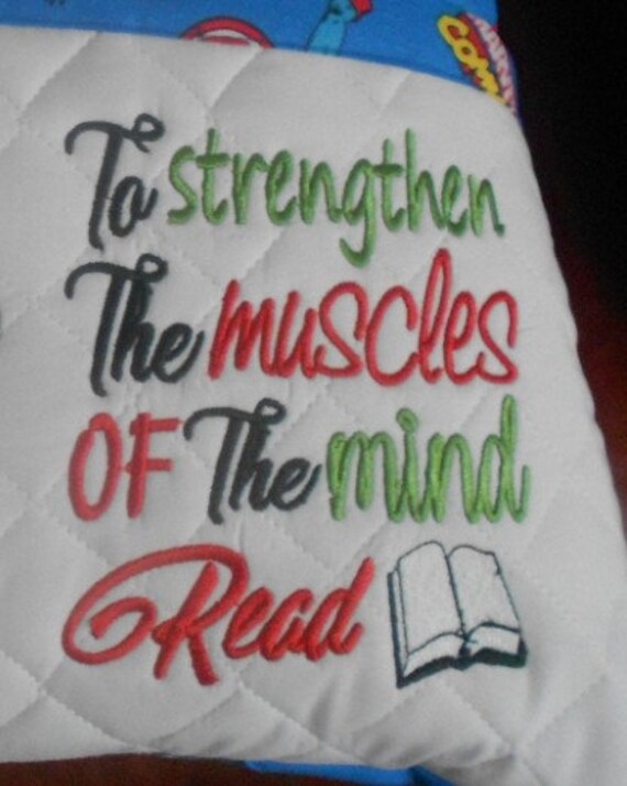 Reading takes you Machine embroidery Design 3 Sizes Reading Pillow-INSTANT D0WNL0AD