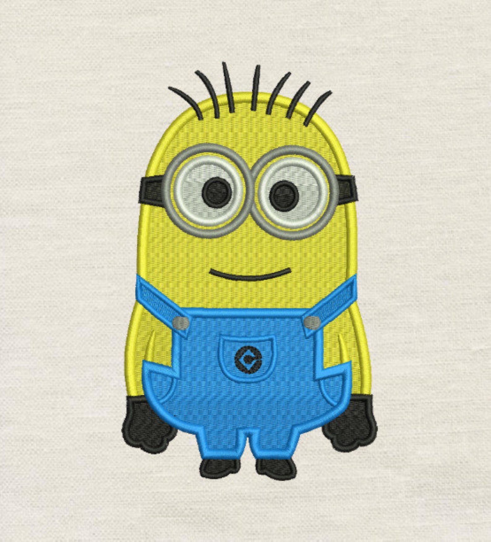 Bob Minion Embroidery 3 Sizes Embroidery Design Reading Etsy
