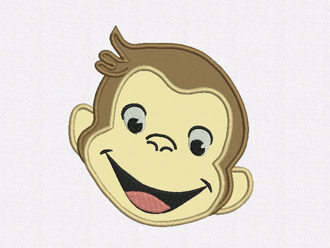 Face Monkey Embroidery