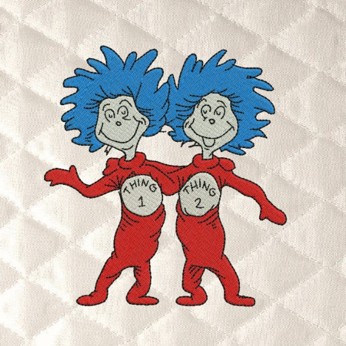 Thing embroidery 3 sizes embroidery design reading  etsy Thing embroidery 3 sizes embroidery design reading  etsy