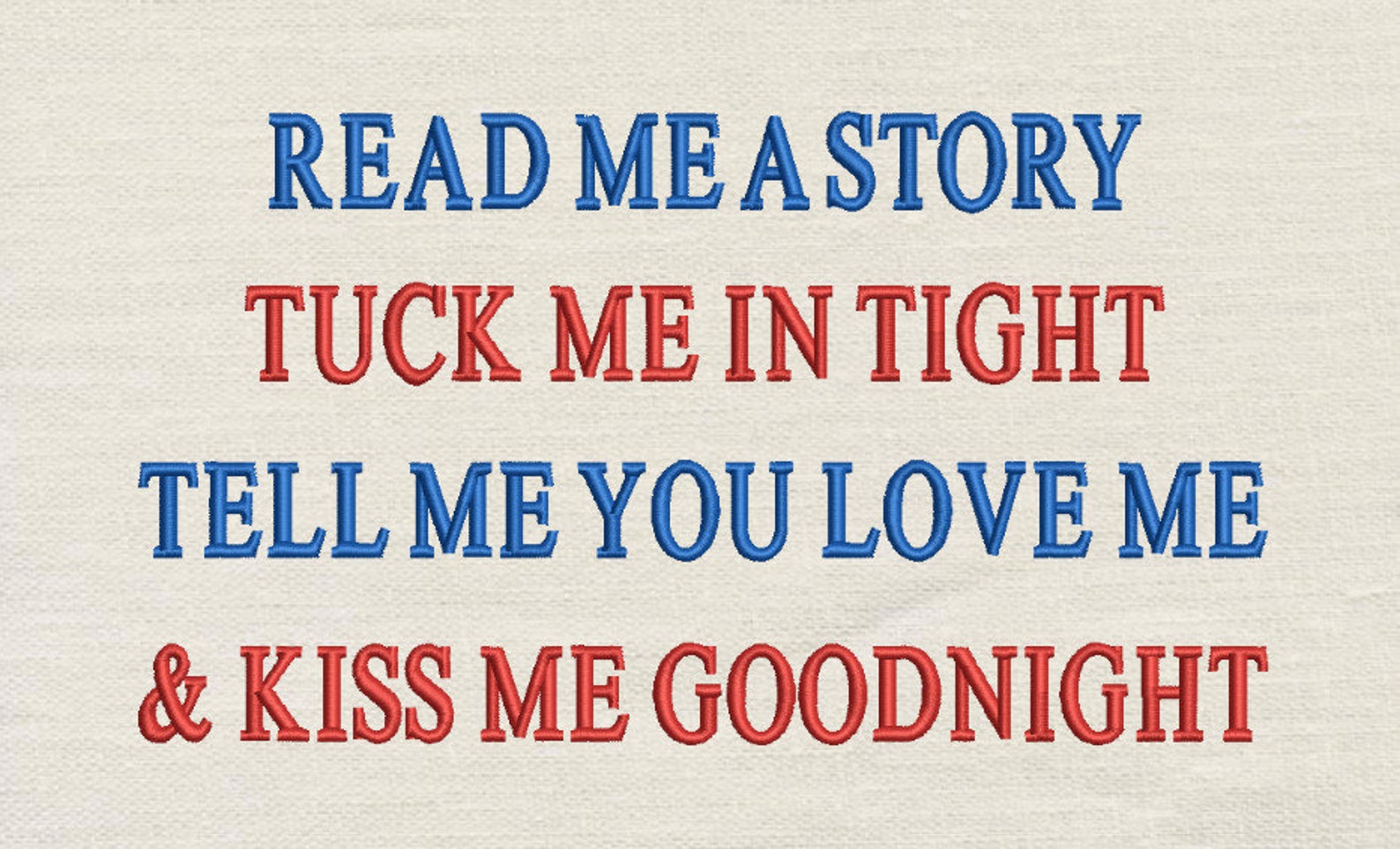 Read me a story embroidery Machine Embroidery design 3 Etsy