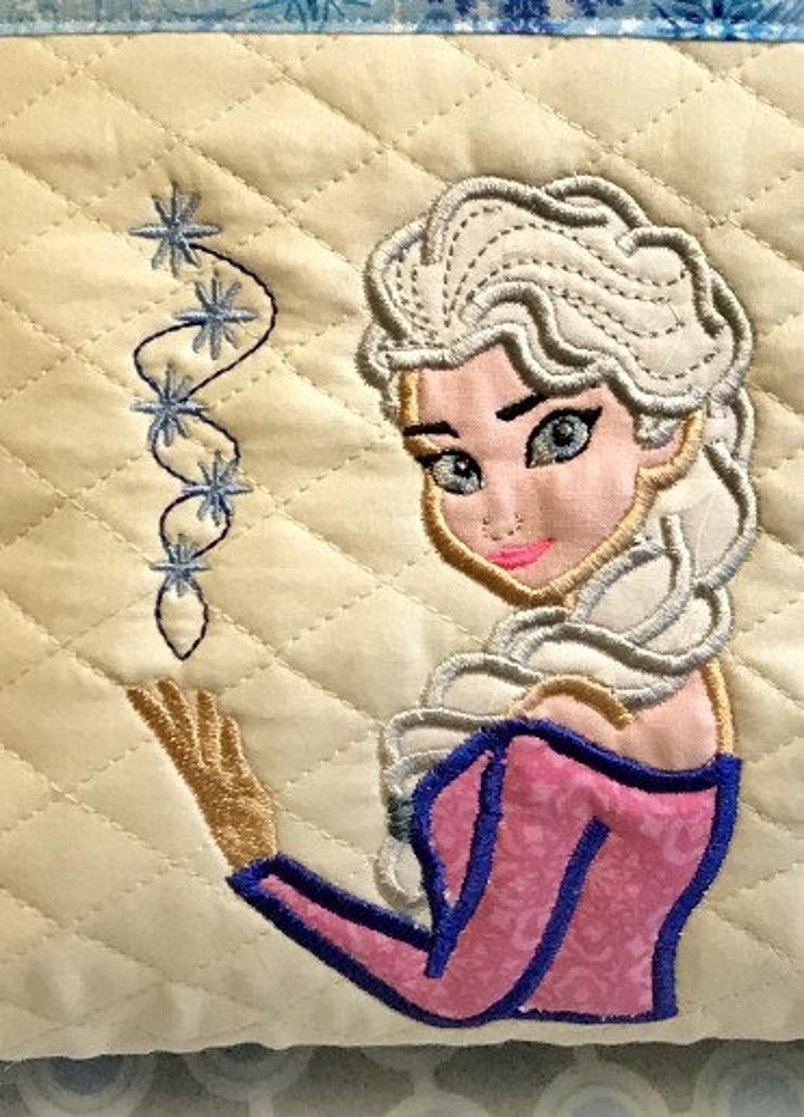 Elsa applique jessecmault design 3 sizesinstant d0wnl0ad  etsy