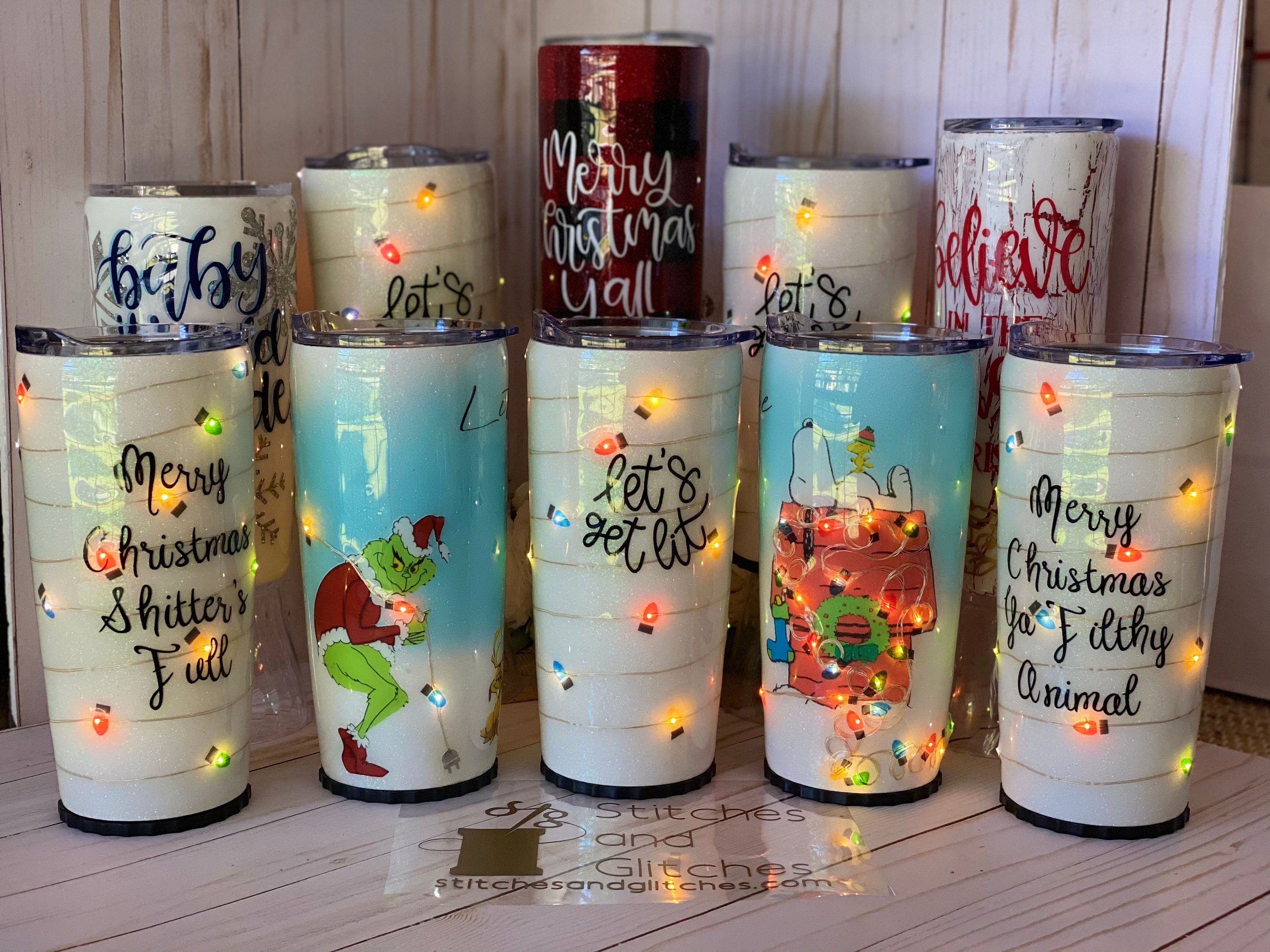 Custom Light up Tumblers 20 and 30 Oz 