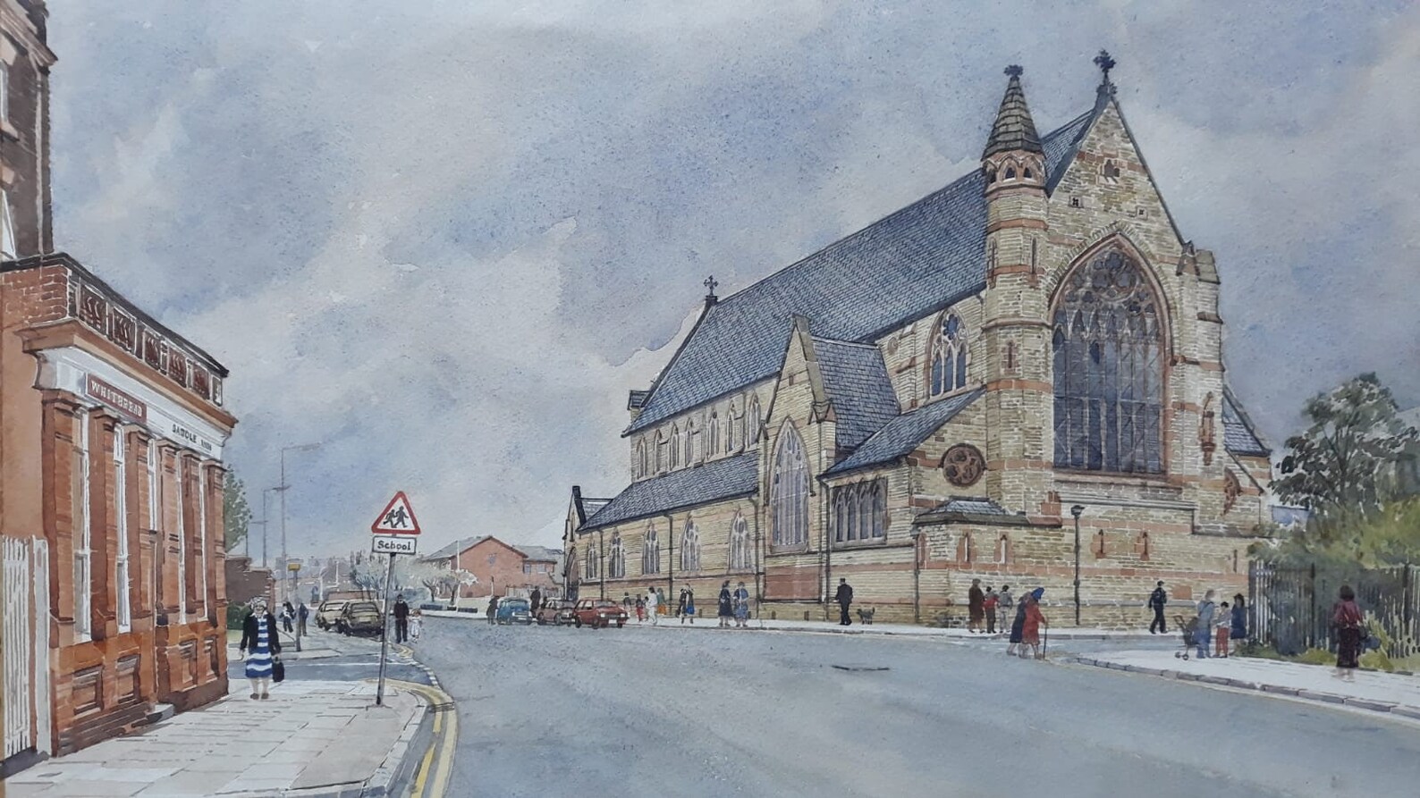 The Saddle Inn and St John's Church Kirkdale Liverpool by Etsy