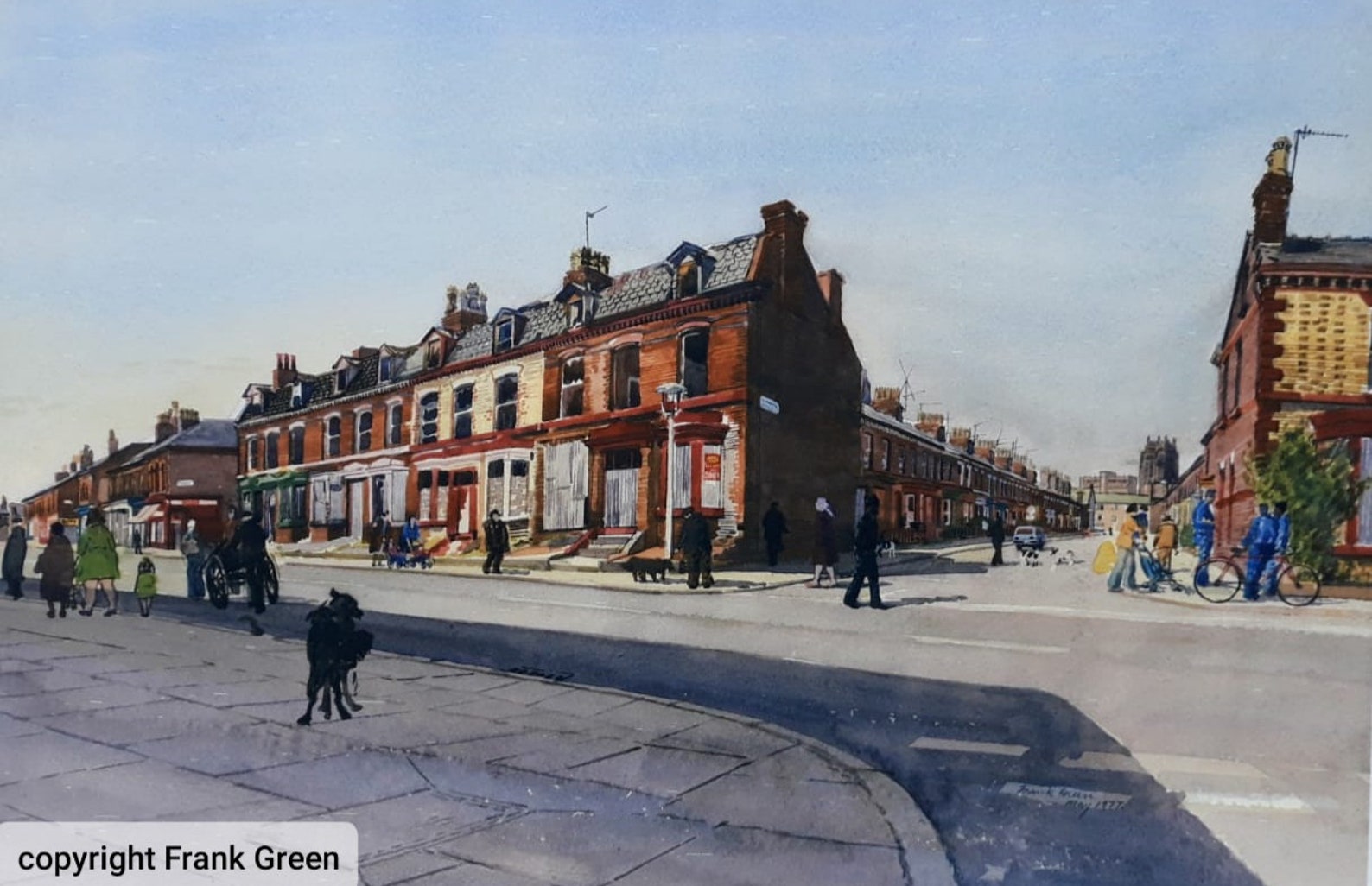 North Hill Street y Claribel Street Toxteth Liverpool por Etsy