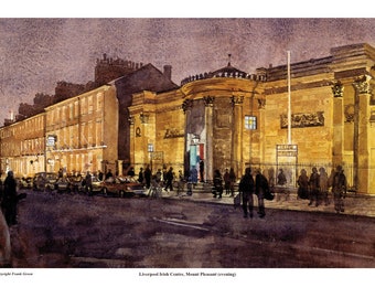 The Liverpool Irish Centre, evening, the Wellington Rooms by Frank Green