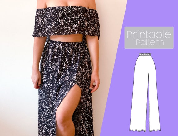 MAXI Skirt Sewing Pattern PDF Long Skirt Pattern PDF | Etsy