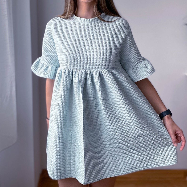 SMOCK DRESS PATTERN Dress Sewing Pattern Pdf Oversized Etsy