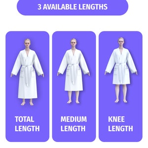 Robe Sewing Pattern - House Coat Sewing Tutorial - Bathrobe PDF Pattern ...